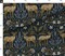 Autumn Deer Scandi Woodland Lodge Hunter Cabincore Cottagecore Rustic Farmhouse Modern Farmhouse Folk Art Buck Antlers Hunt Deer Hunt Floral Custom Printed Fabric by Spoonflower Various Fabrics by the Yard or Fat Quarter